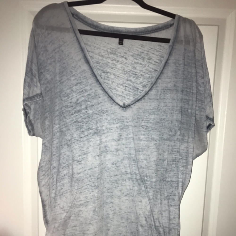 Blue Burnout Tee